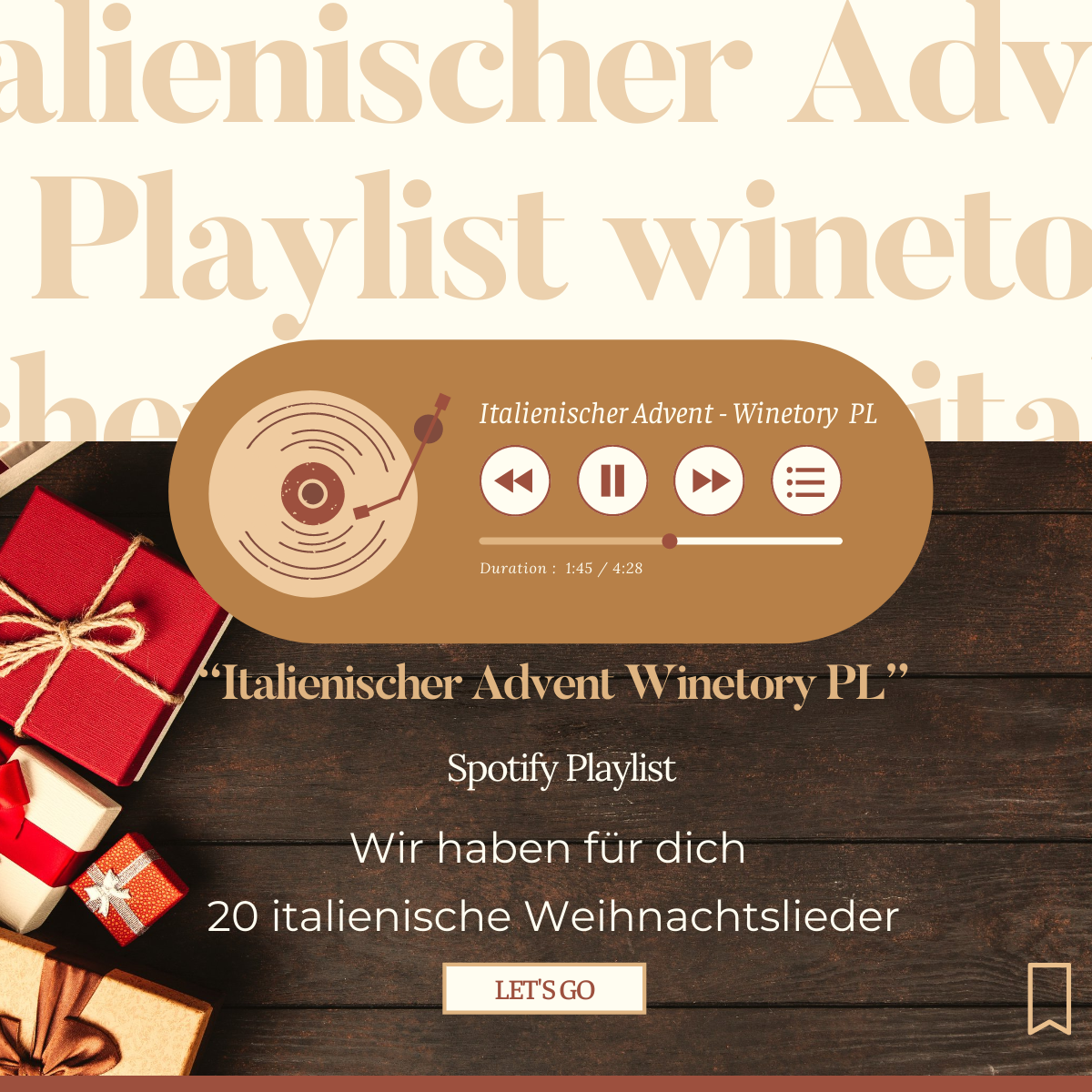 Gemütliche Adventszeit mit kostenloser Spotify-Playlist