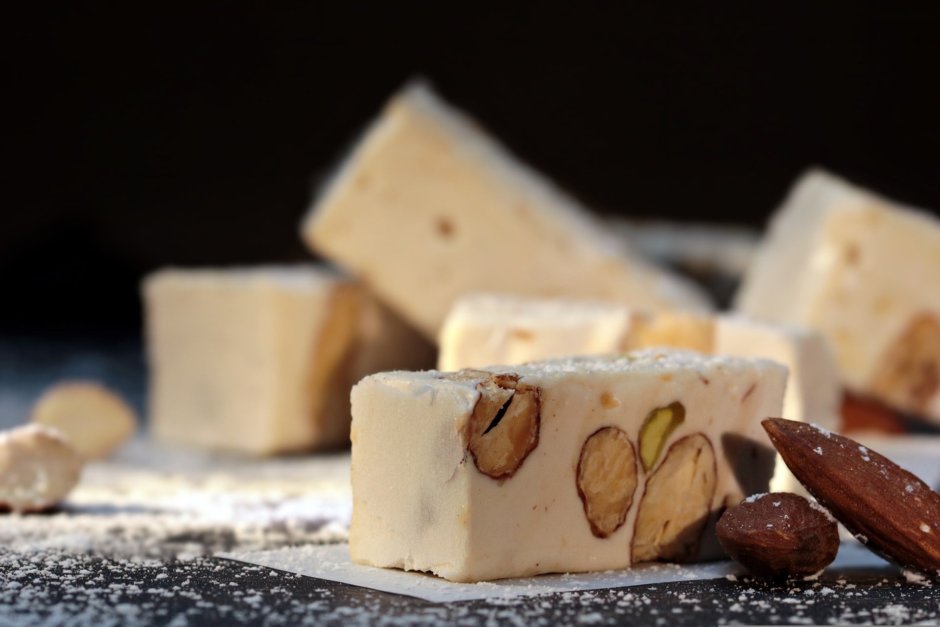 Nougat Süßwaren Spezialität