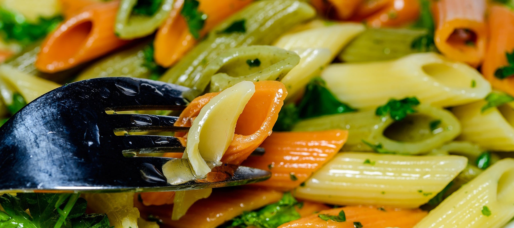 Nudelserie Tricolore - Dreifarbige Pasta