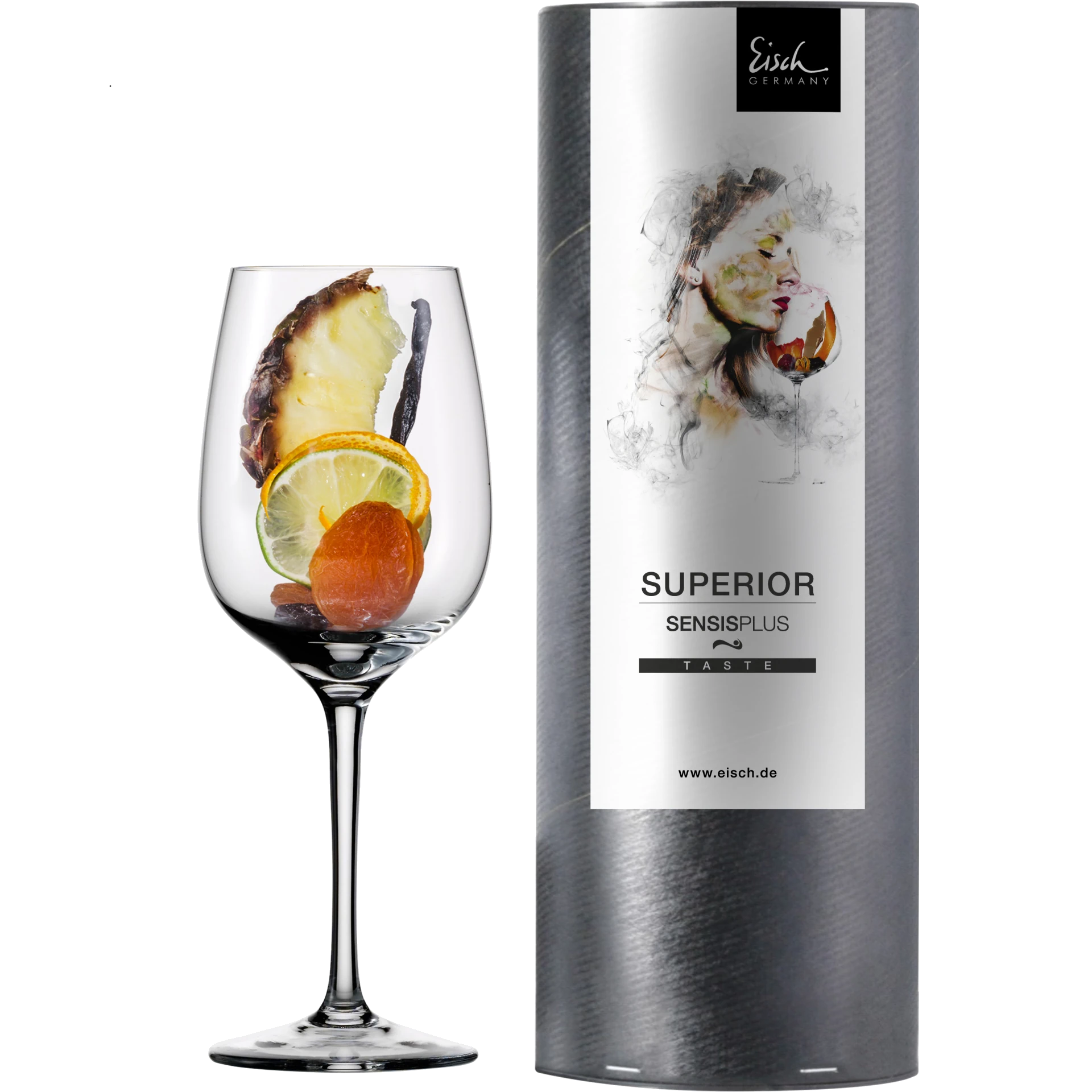 Eisch Chardonnay Glas Superior SENSISPLUS in Geschenkröhre 500/31