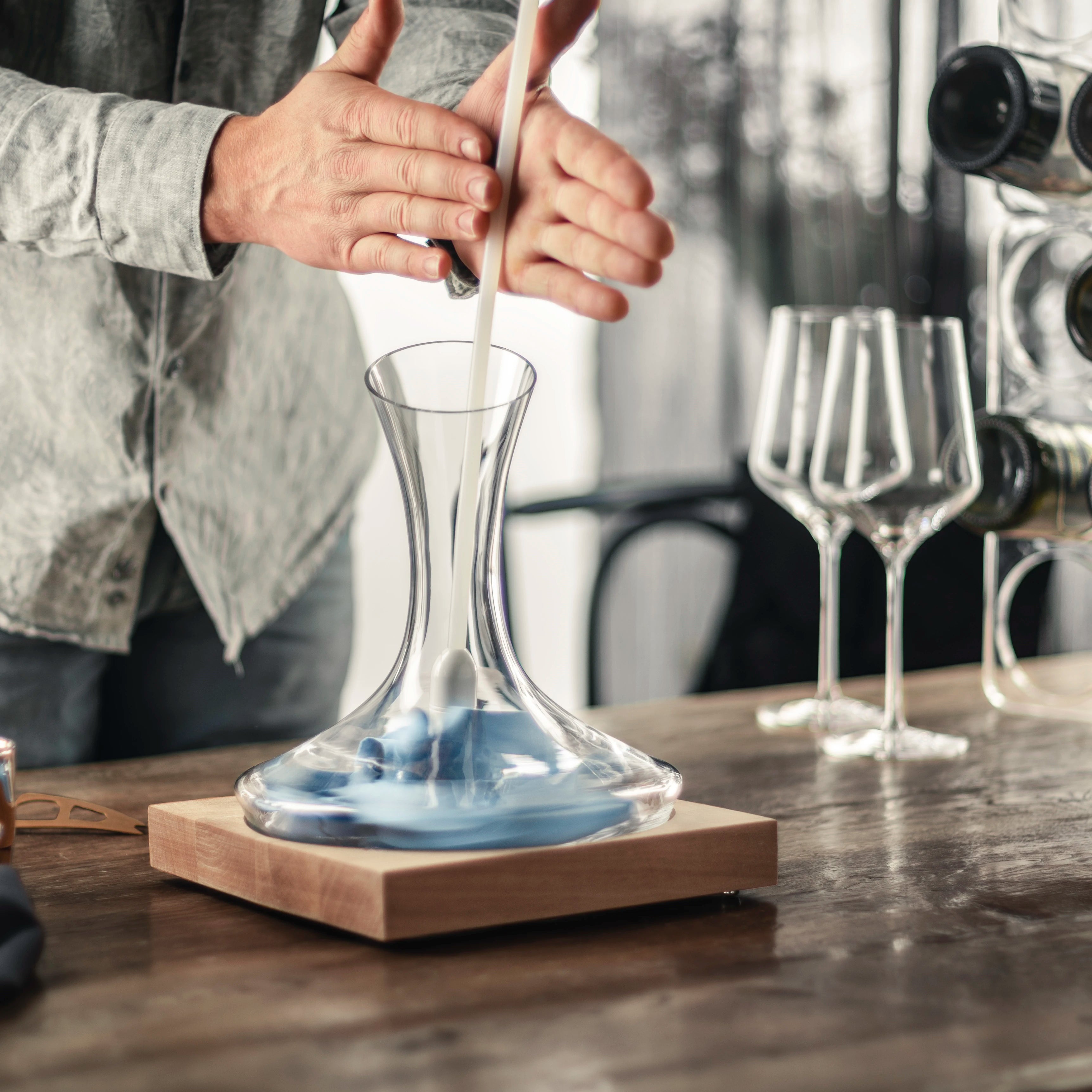 Eisch Glas-Glanz-Set im Geschenkkarton 943/3 Verwendung