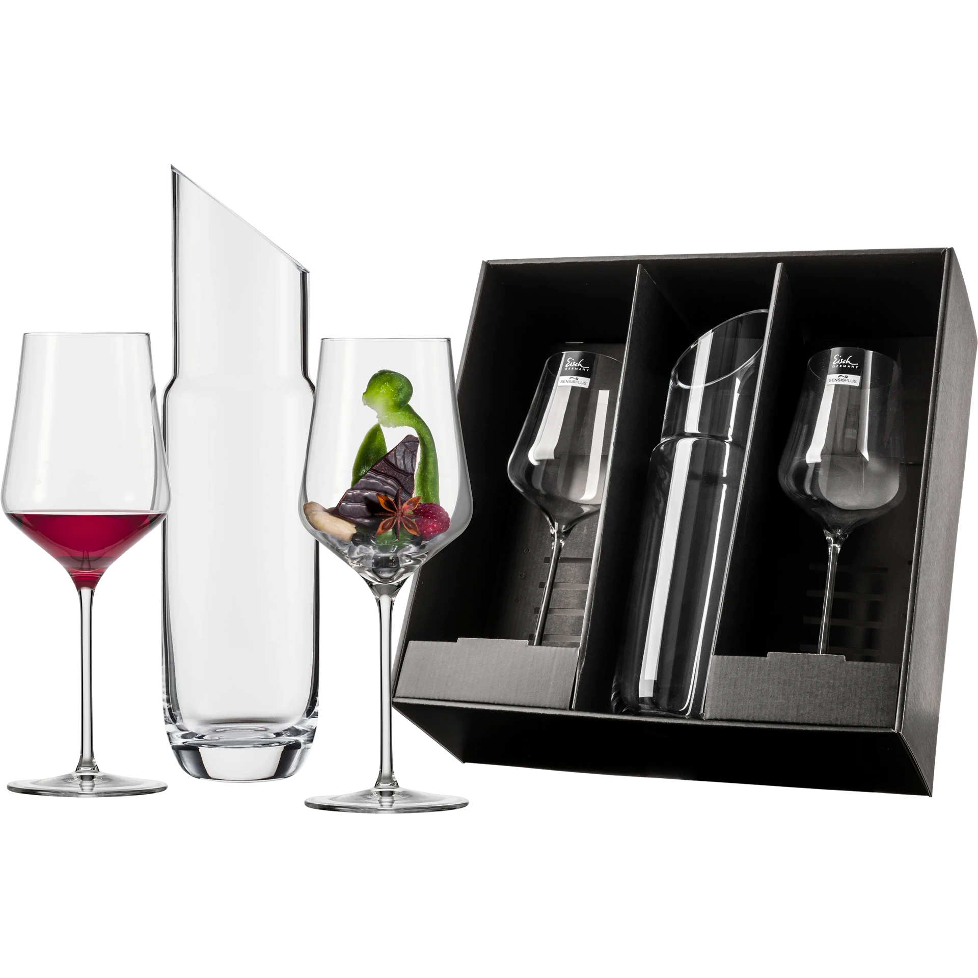 Eisch Rotweinglas Sky SENSISPLUS Geschenkset mit Karaffe 518/98