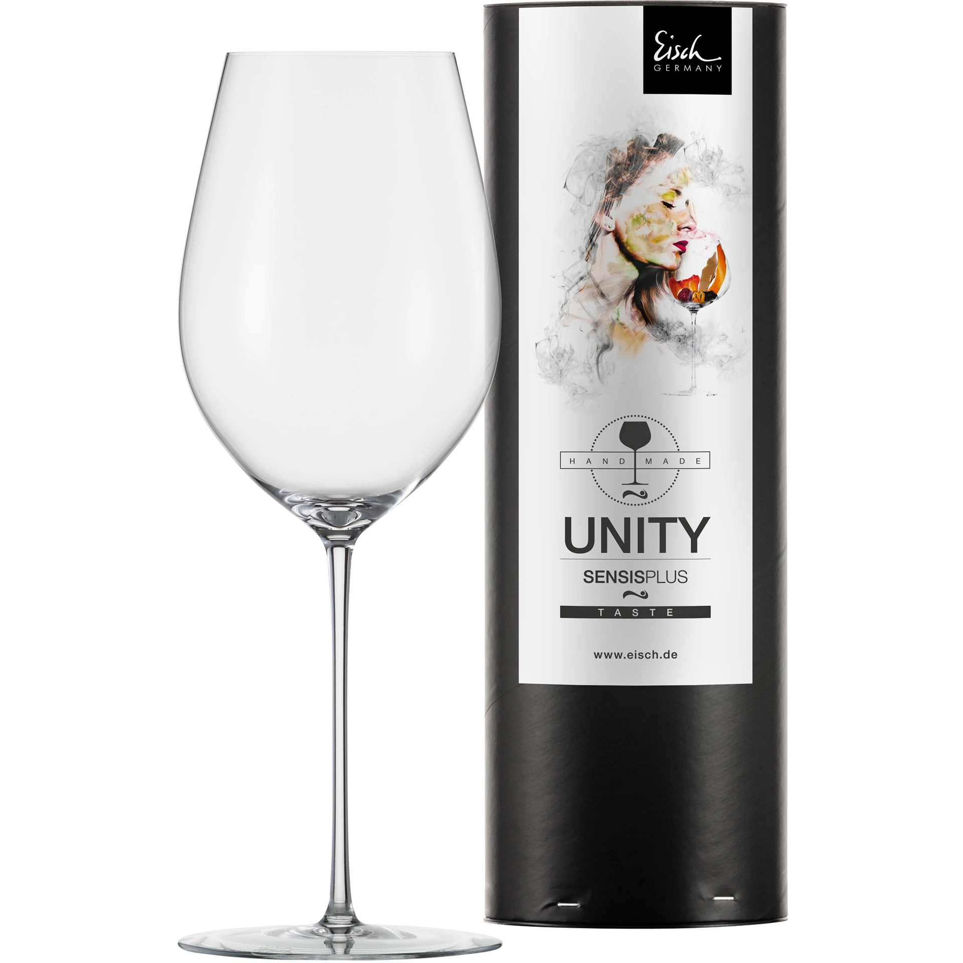 Eisch Rotweinglas Unity SENSISPLUS in Geschenkröhre 522/2