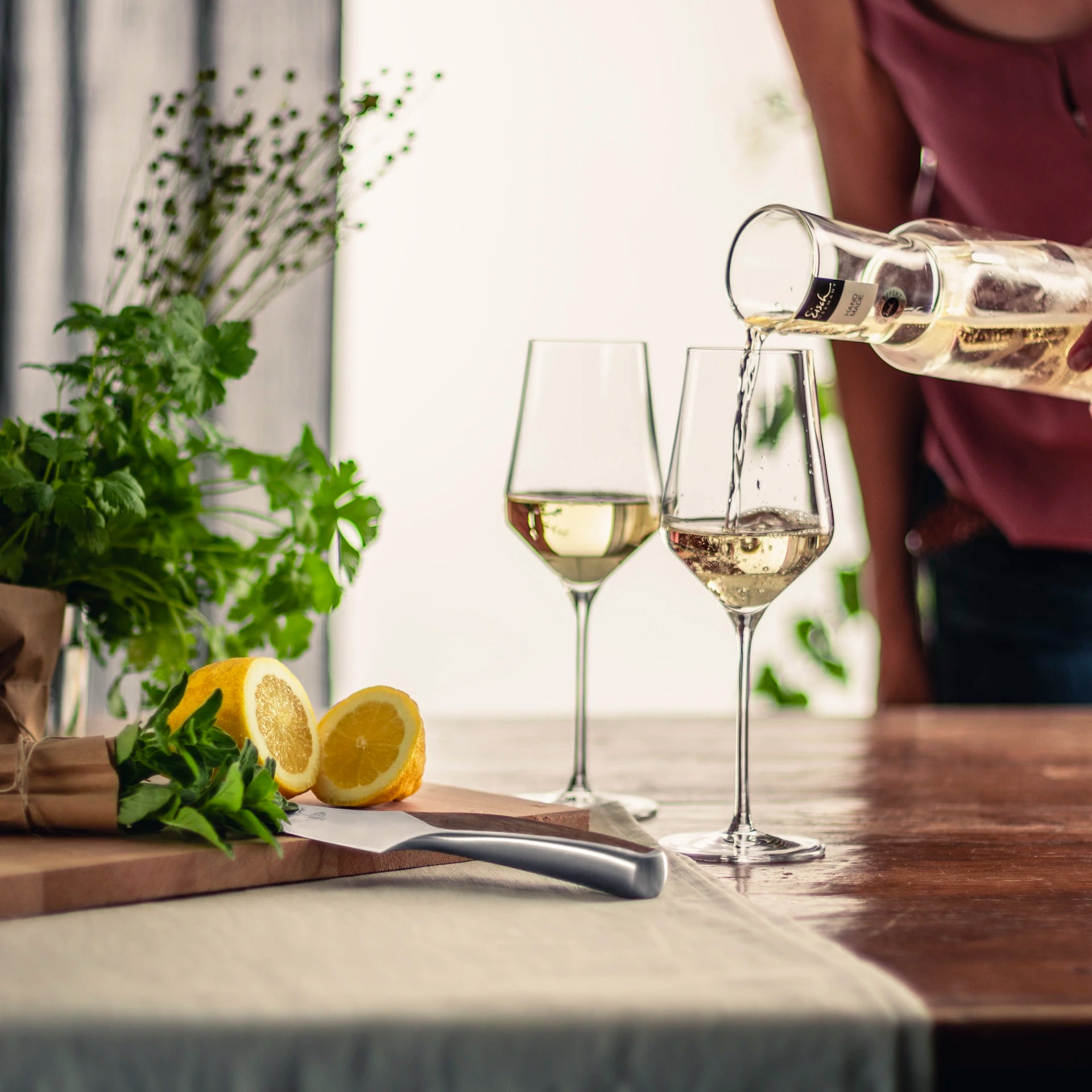 Eisch Weißweinglas Sky SENSISPLUS - 4 Stück im Geschenkkarton 518/3 Stilleben