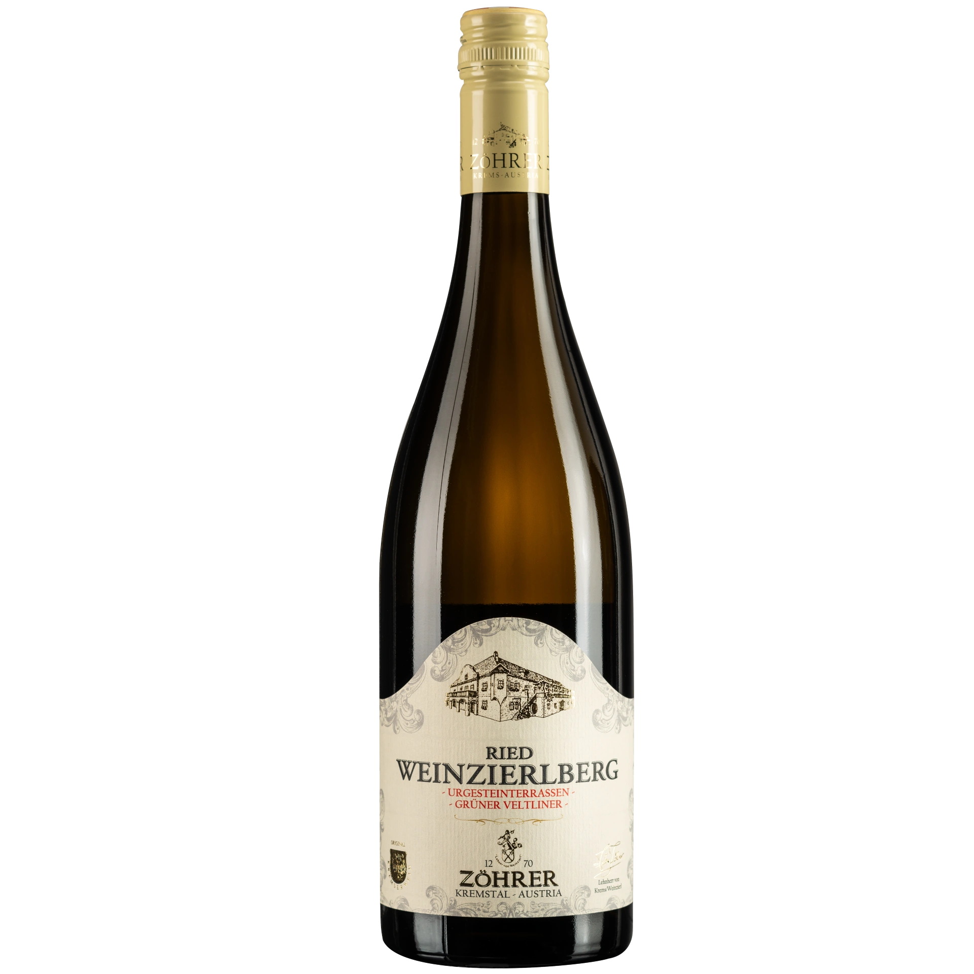 Zöhrer Ried Weinzierlberg Urgesteinterrassen Grüner Veltliner Rieden/Lagenwein DAC 2019 transparent