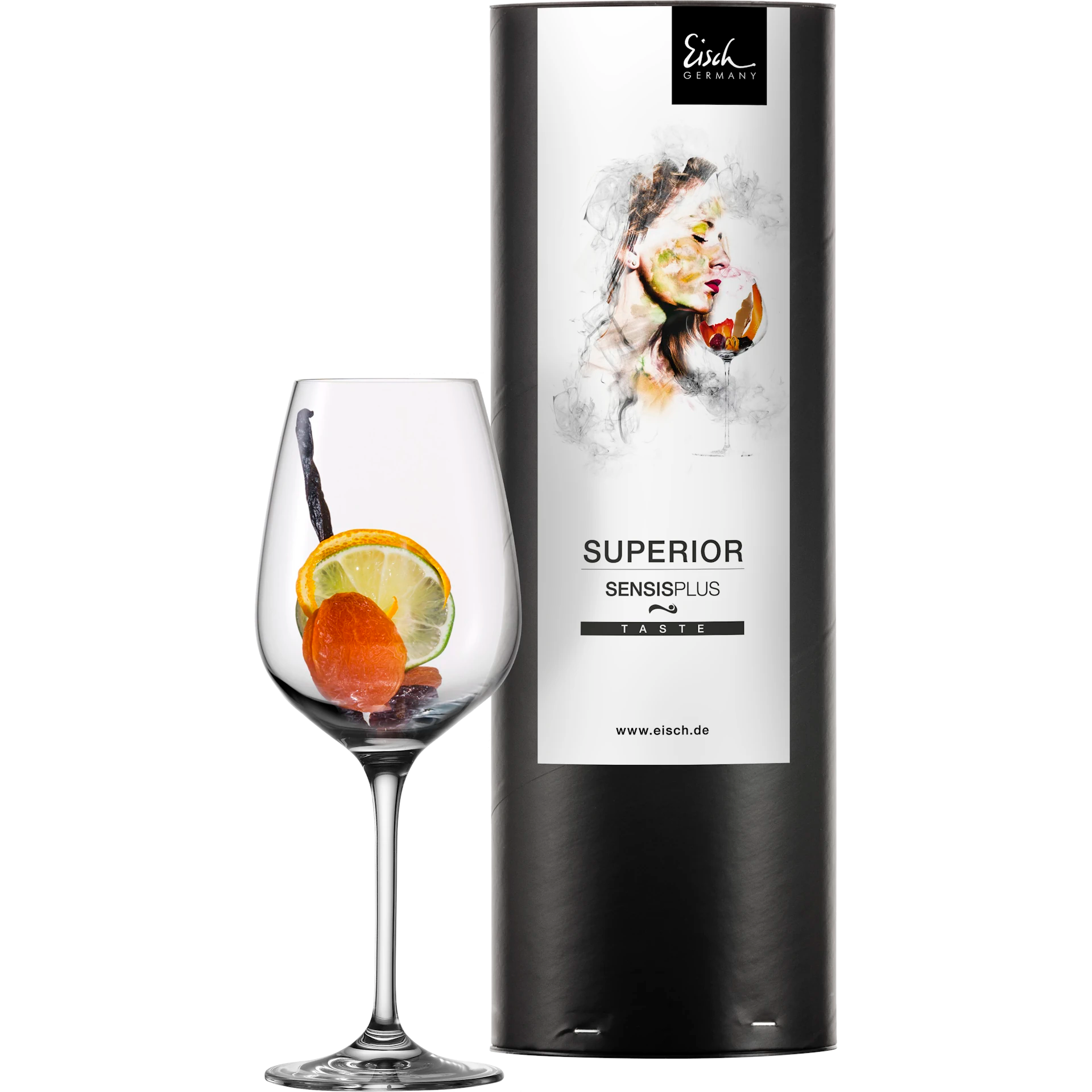 Eisch Weißweinglas Superior SENSISPLUS in Geschenkröhre 500/3 | Gläser