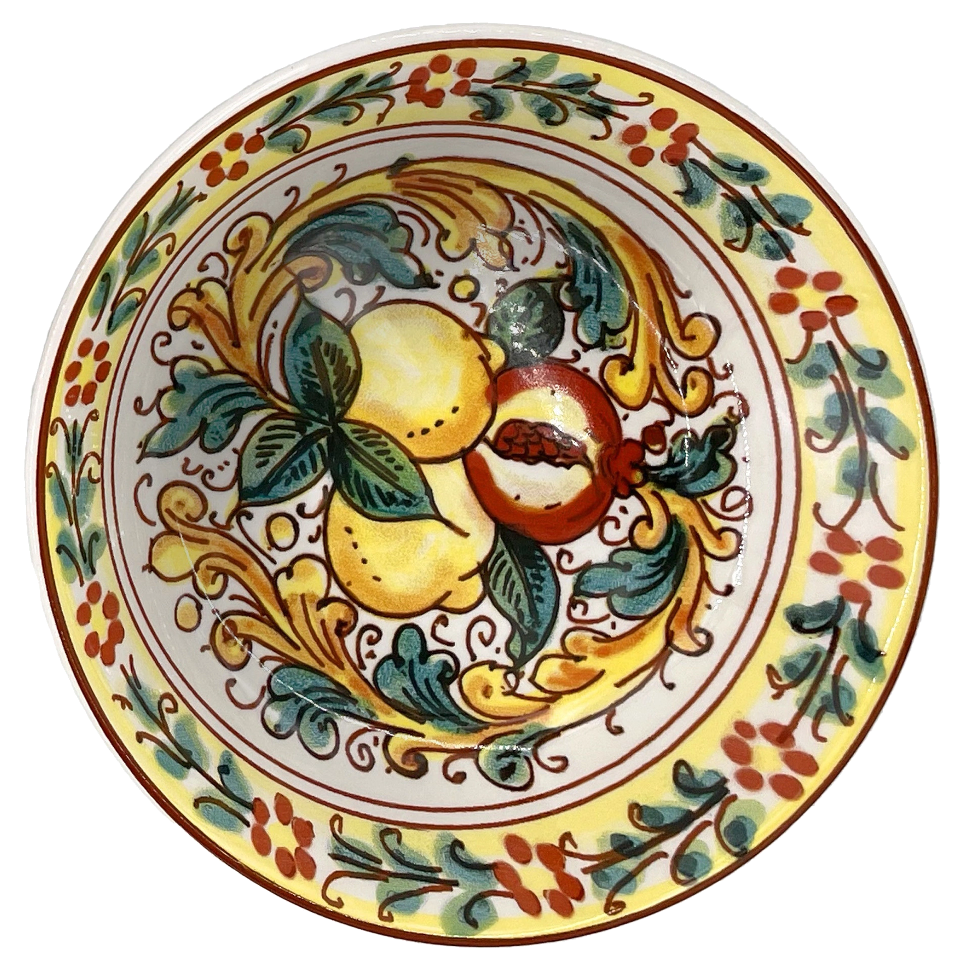 Keramikteller Sorrento-Dekor 21cm