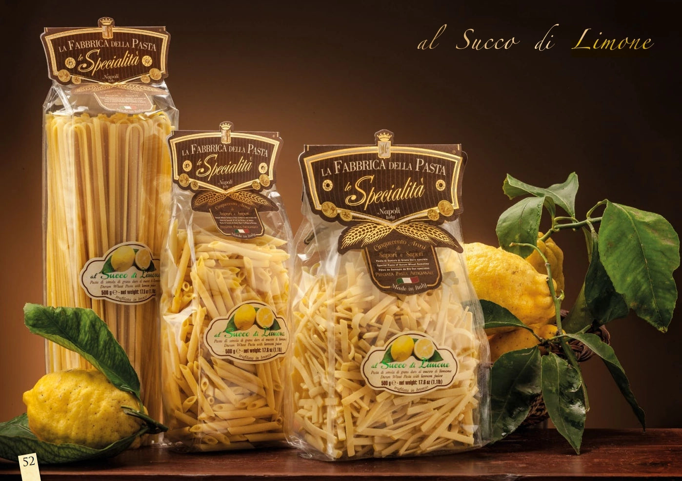 Gragnano Riccioli al Limone - al Succo di Limone Übersichtsseite