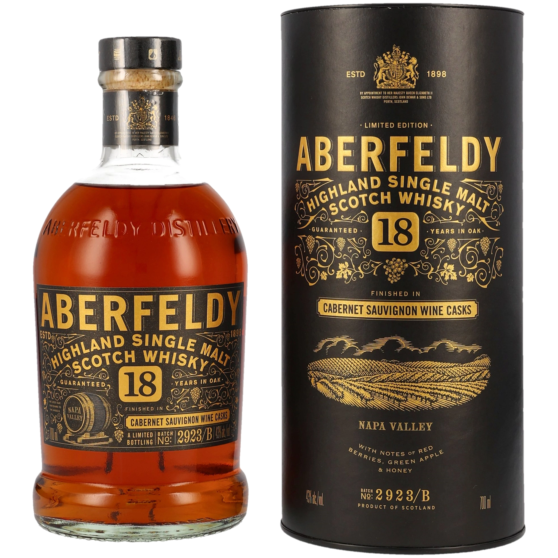 Aberfeldy 18 Jahre Napa Valley Red Wine Cask