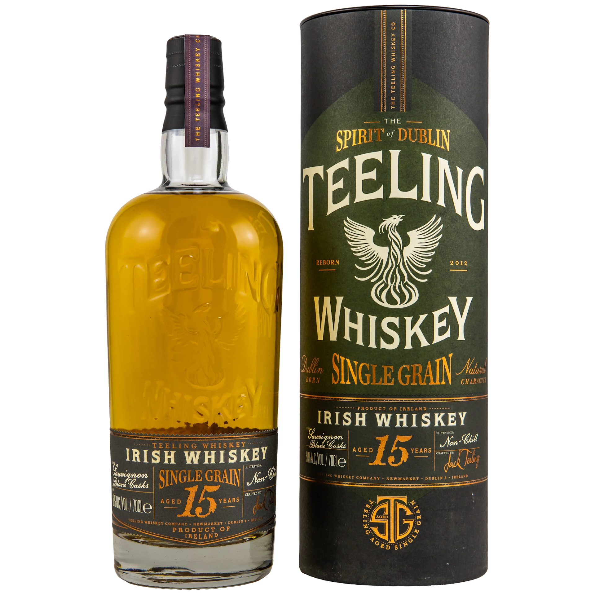 Teeling 15 Jahre Single Grain Sauvignon Blanc Weißweinfass Finish