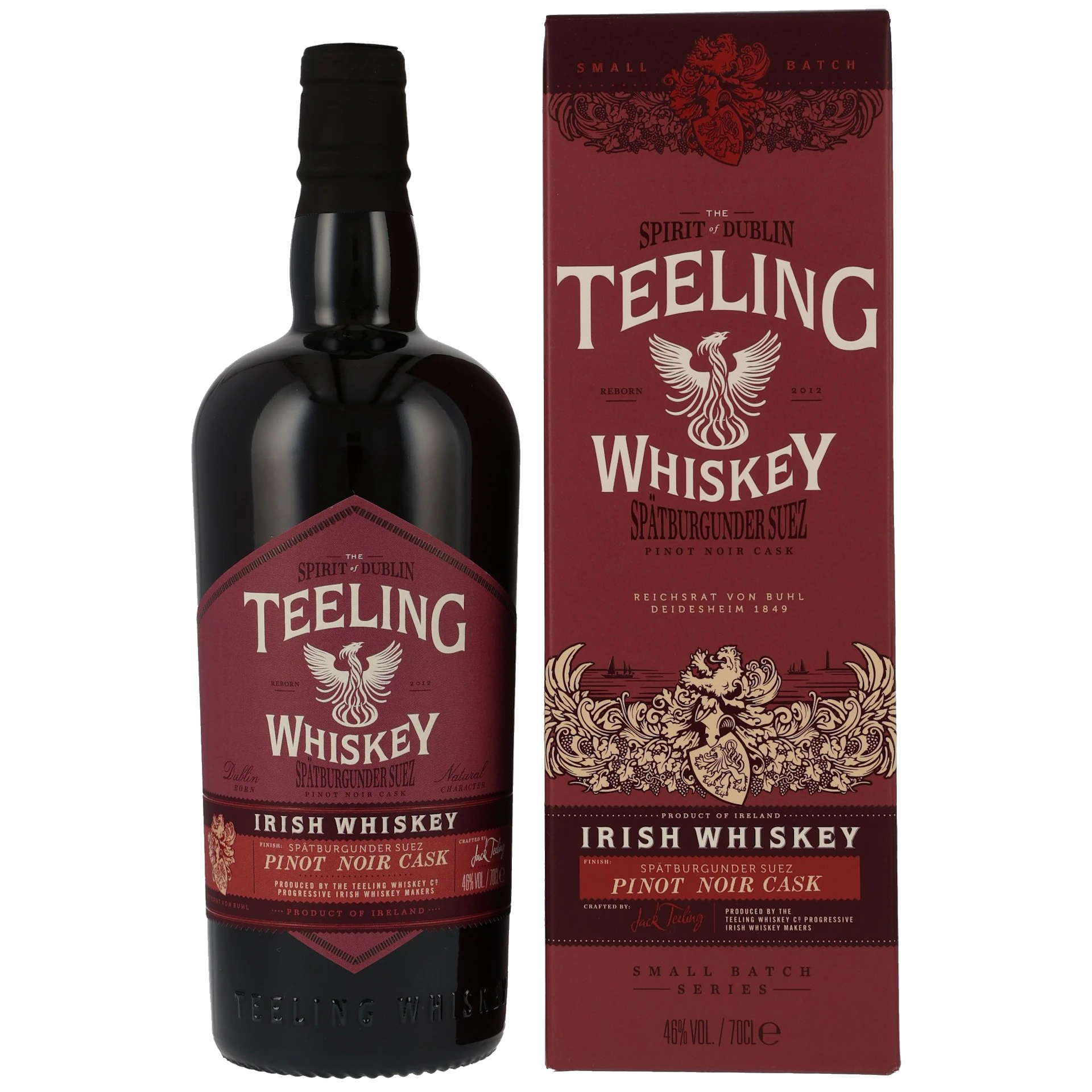 Teeling Pinot Noir Suezkanal Spätburgunder Rotweinfass Finish