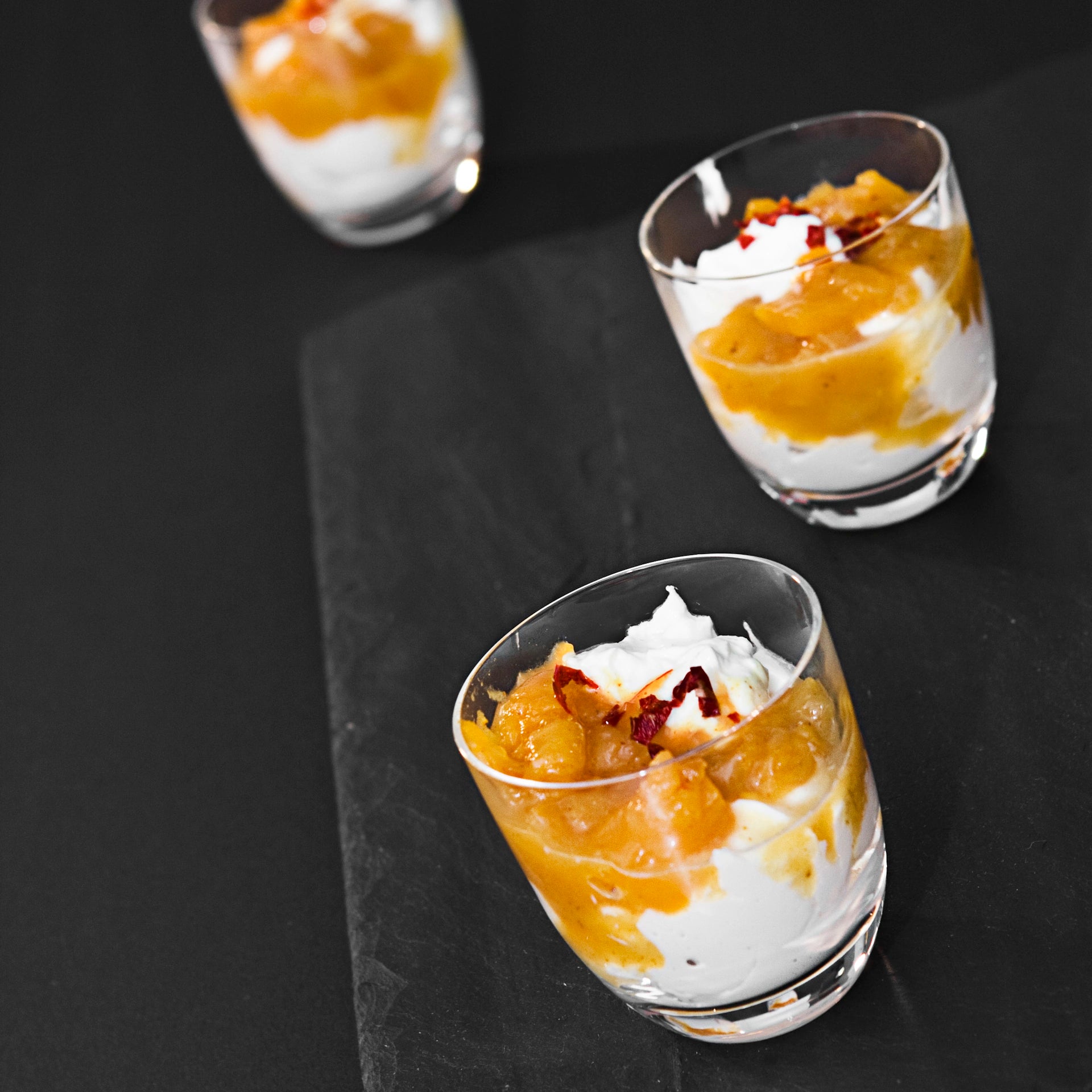 Eisch Dessertglas - 4 Stück in Geschenkröhre 109/6