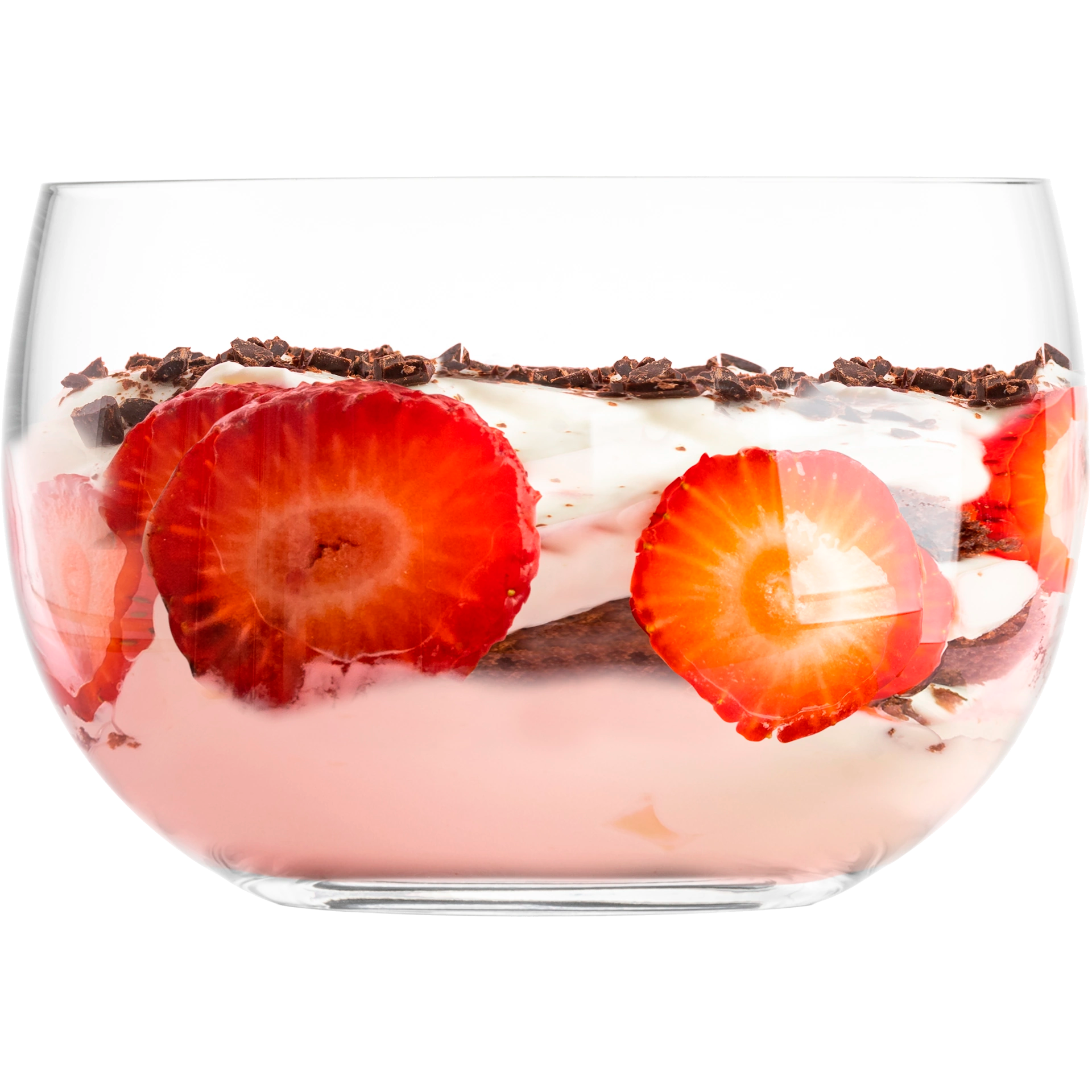 Eisch Dessertschale - 4 Stück in Geschenkröhre 310/10 - Erdbeerschale