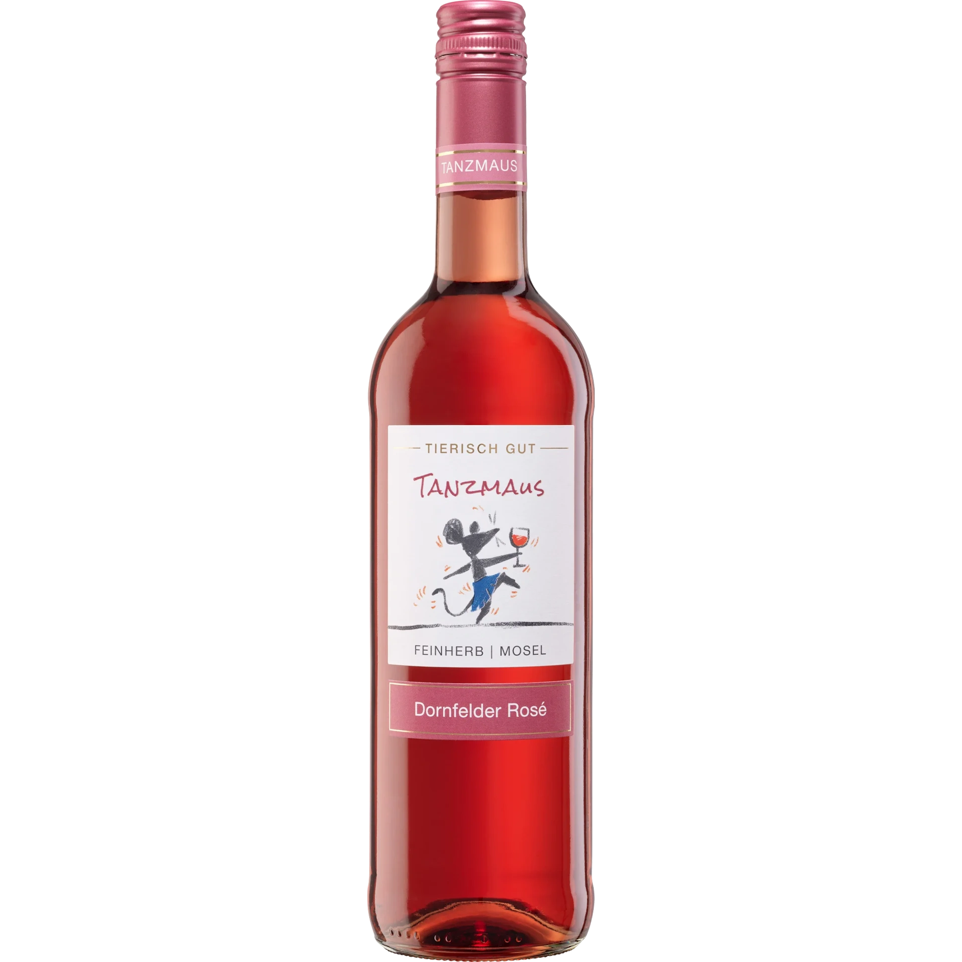 Moselland Tierisch gut - Tanzmaus Dornfelder Rosé QbA