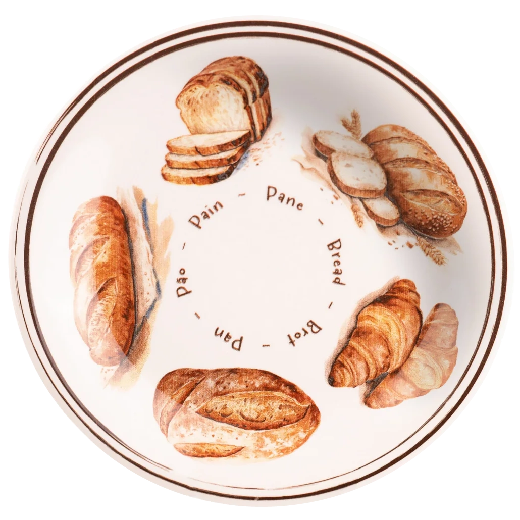 Keramikteller Brot-Dekor 27cm
