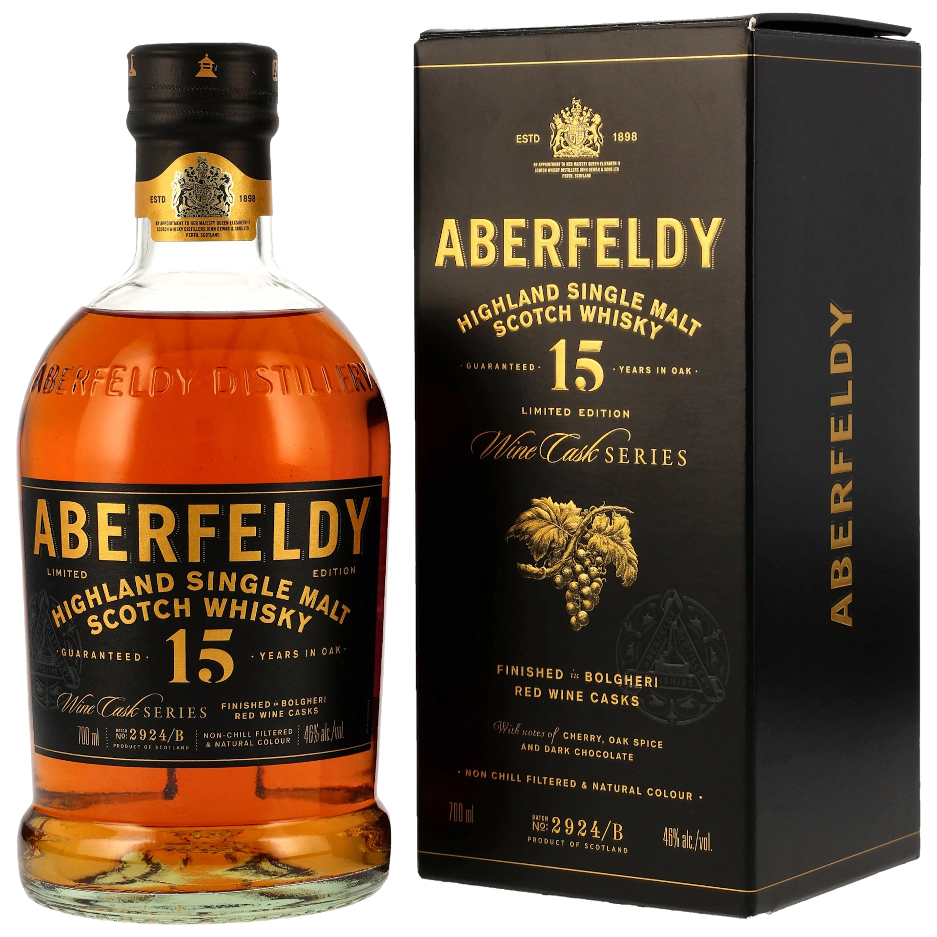 Aberfeldy 15 Jahre Tuscan Bolgheri Italian Red Wine Cask