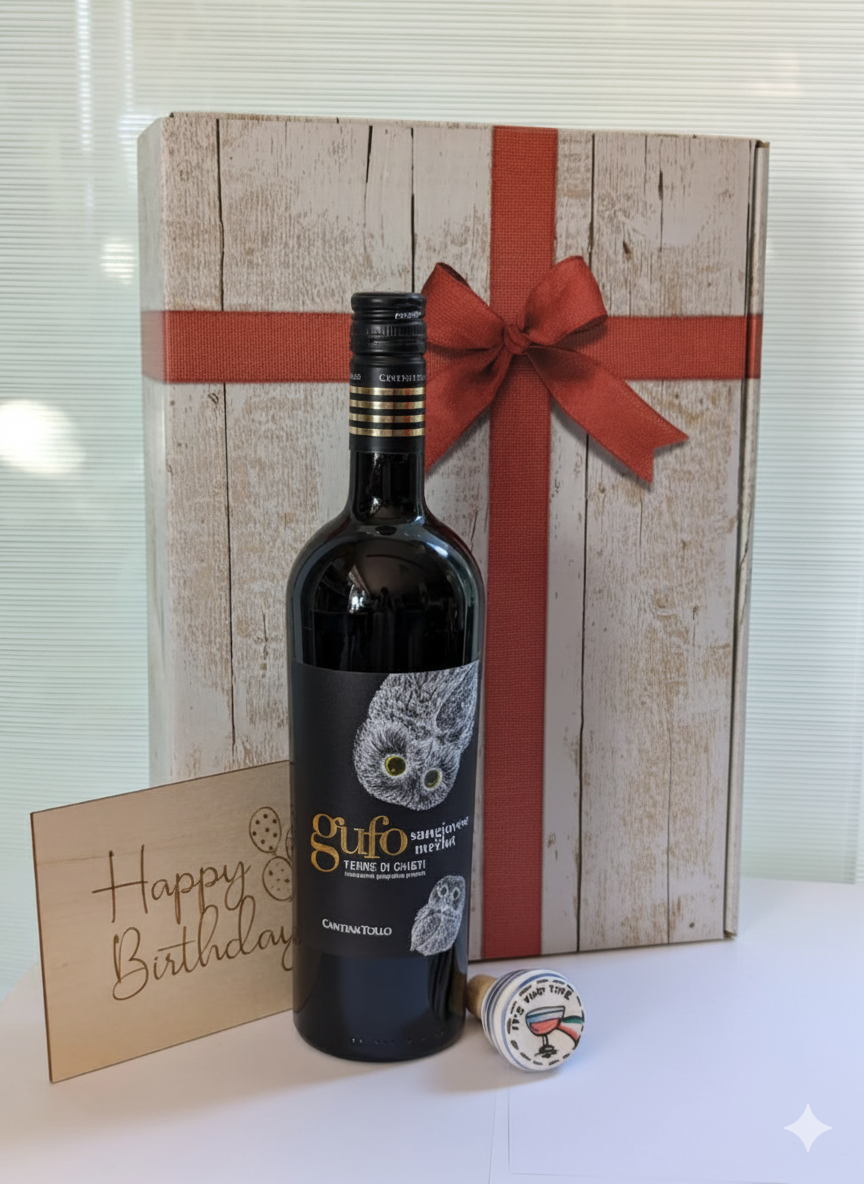 Wein-Geschenkset "Happy Birthday" (3-teilig)