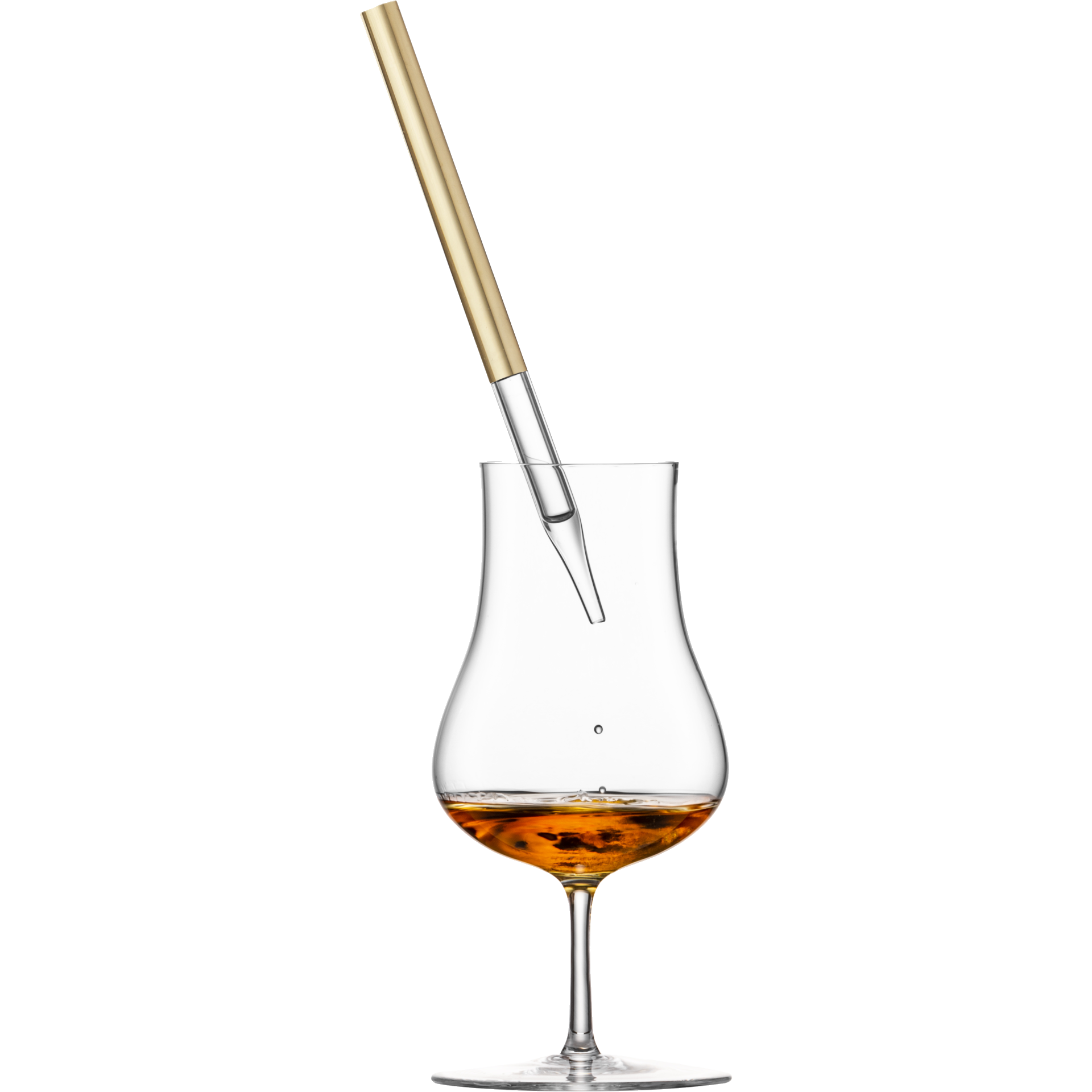 Eisch Whisky Pipette Gentleman gold im Geschenkkarton 999/2