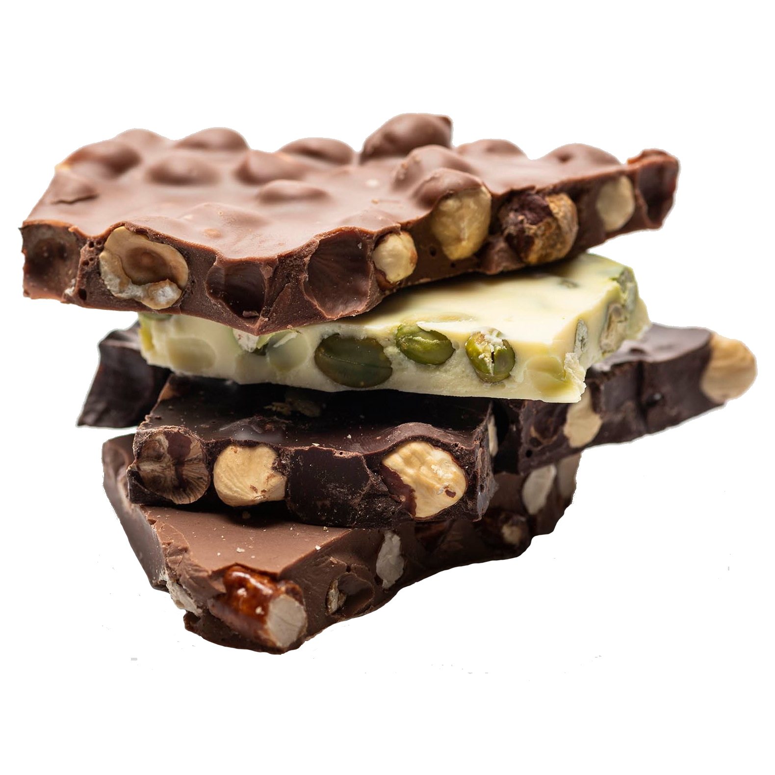 Oberhöller Haselnussbruch Vollmilch Bruchschokolade