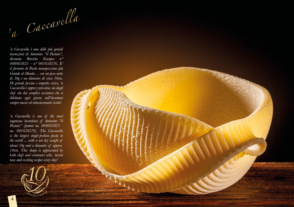 Pasta di Gragnano IGP Caccavella mit Terrakotta Schalen - 4 Stück im Geschenkkarton