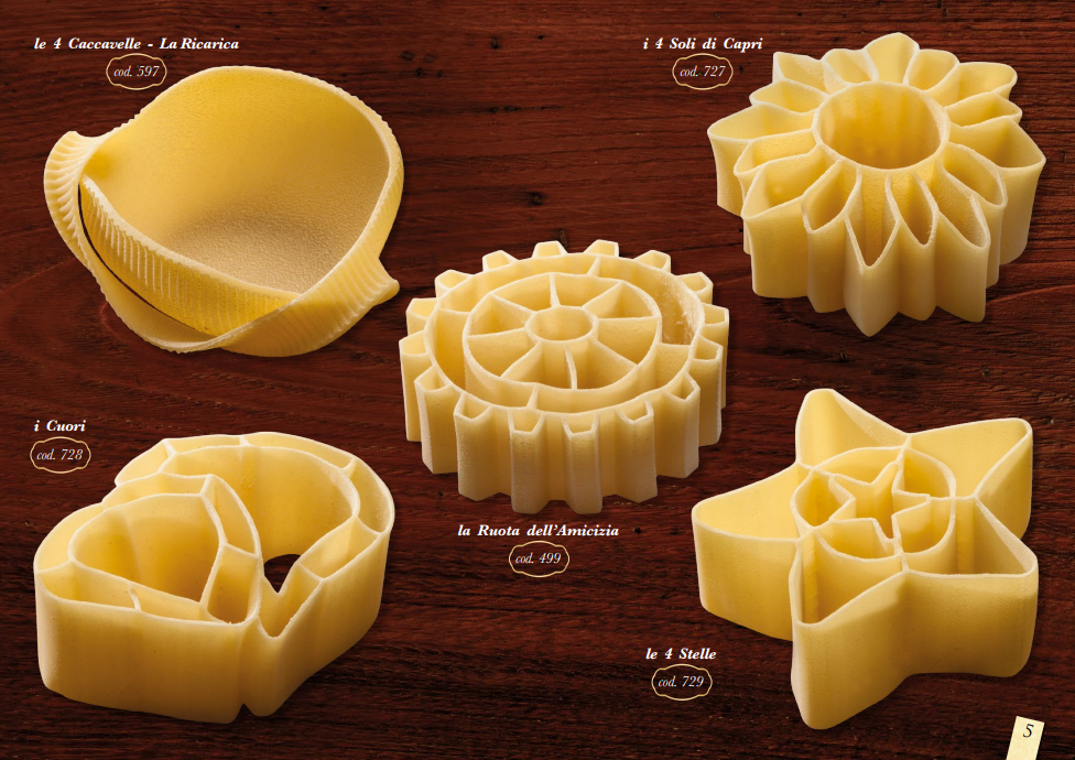 Pasta di Gragnano IGP Nachfüllpackung Cuori - 4 Stück im Geschenkkarton (728)