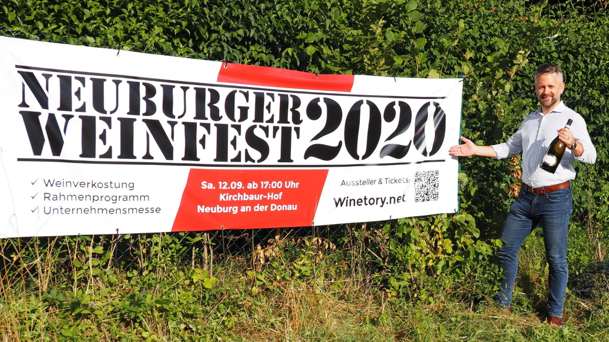 Vorbereitungen zum Neuburger Weinfest 2020