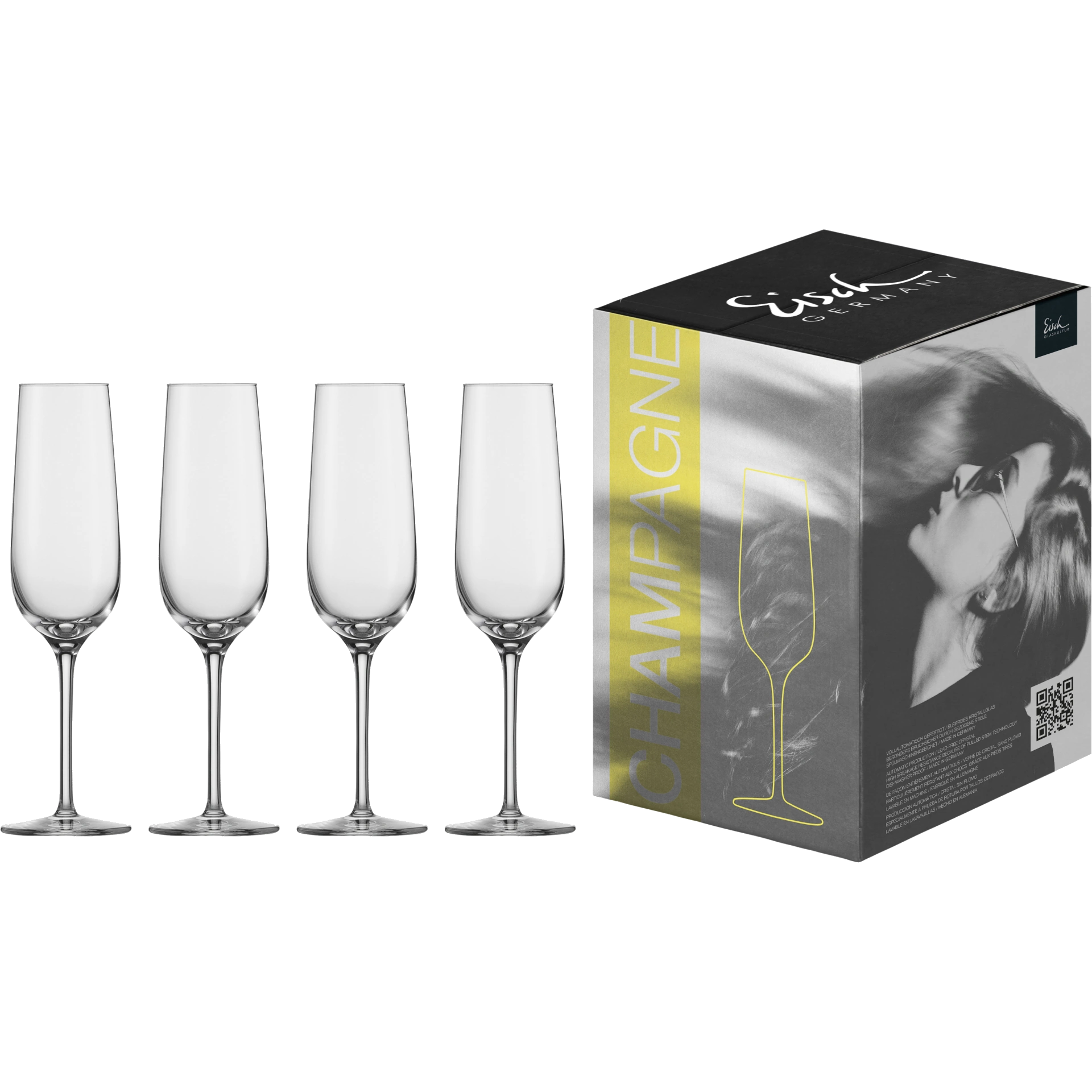 Eisch Sektglas Vinezza - 4 Stück im Geschenkkarton 550/7