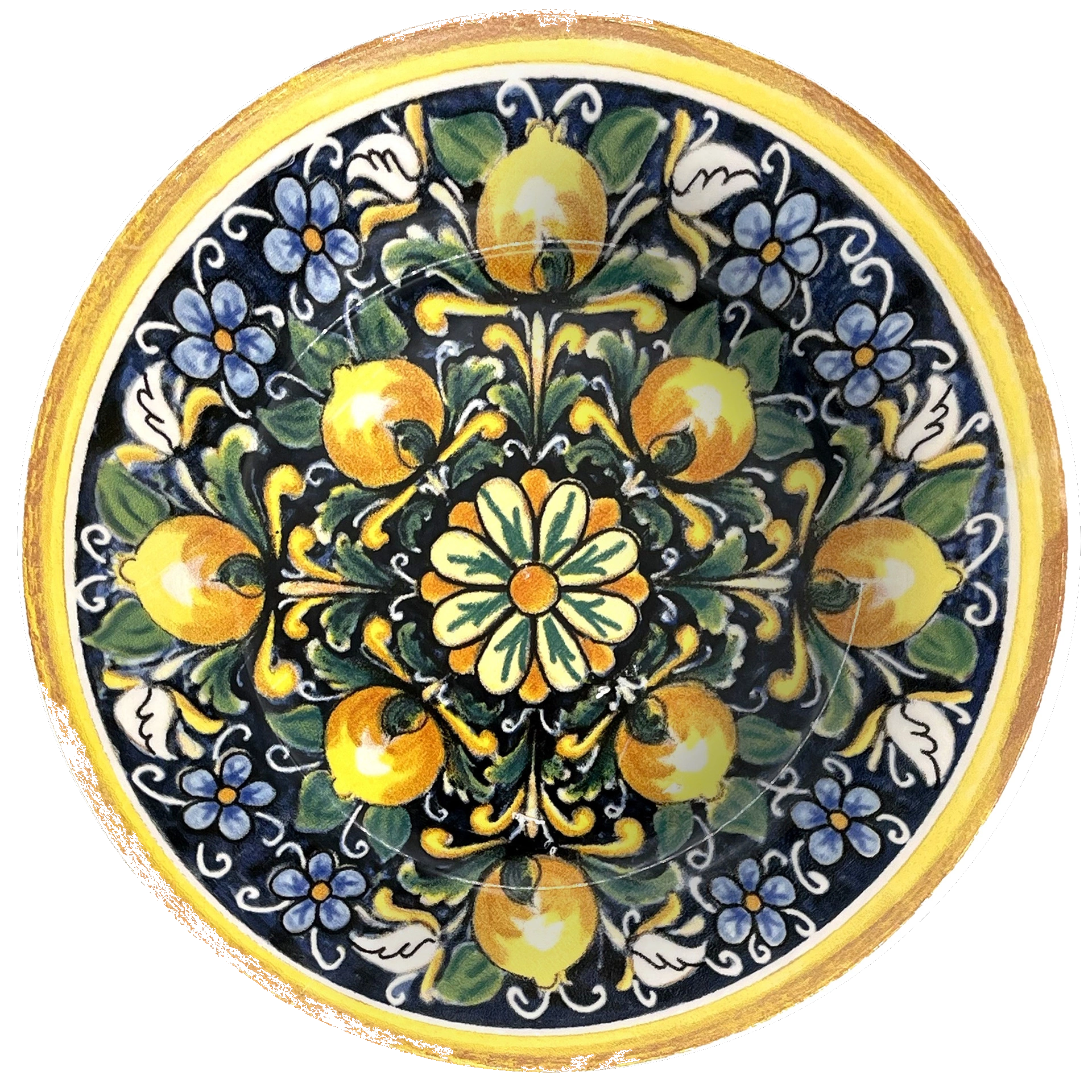 Gragnano Keramik Salat-Schüssel 26cm Dekor Amalfi