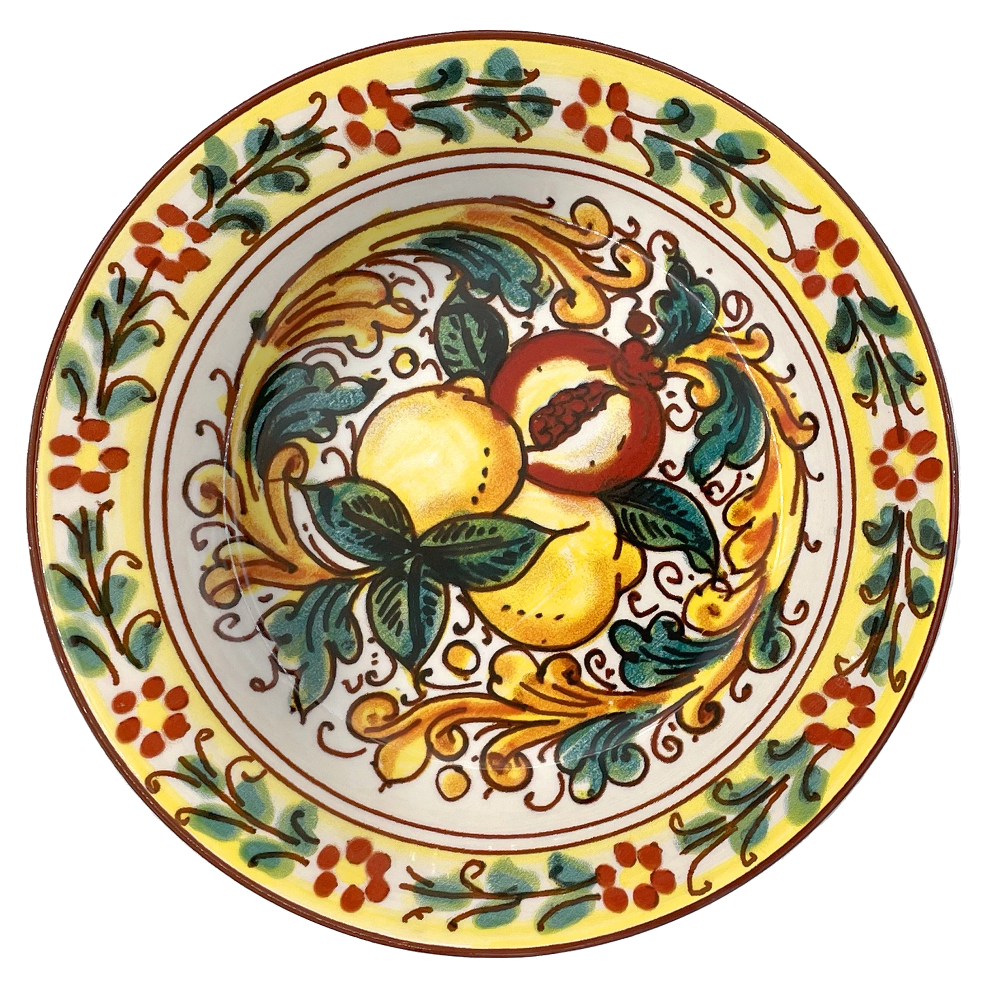 Gragnano Keramik Salat-Schüssel 26cm Dekor Sorrento