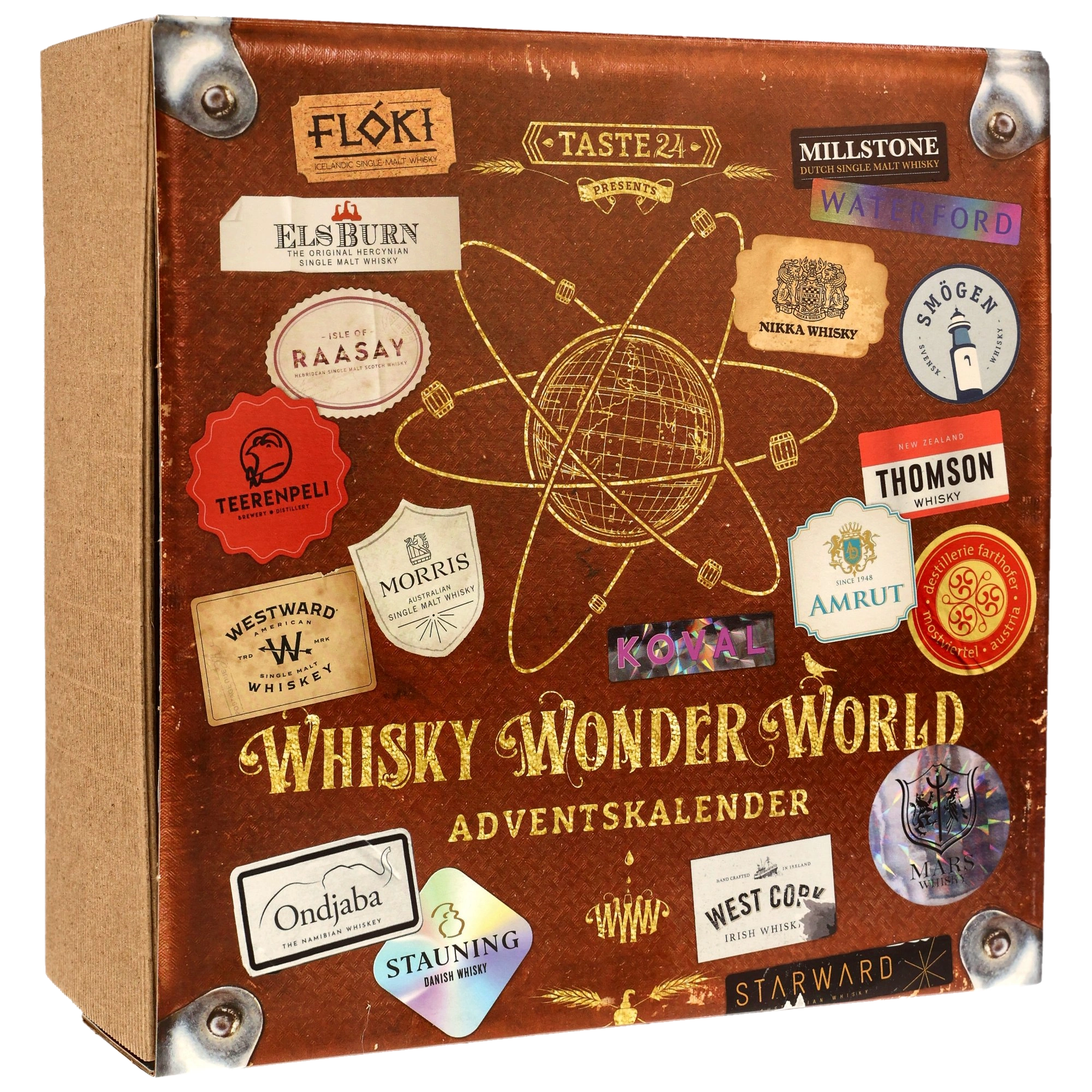 Whisky Wonder World Adventskalender 24x Miniatur-Flaschen