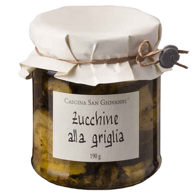 Cascina San Giovanni gegrillte Zucchini in Öl (6165)