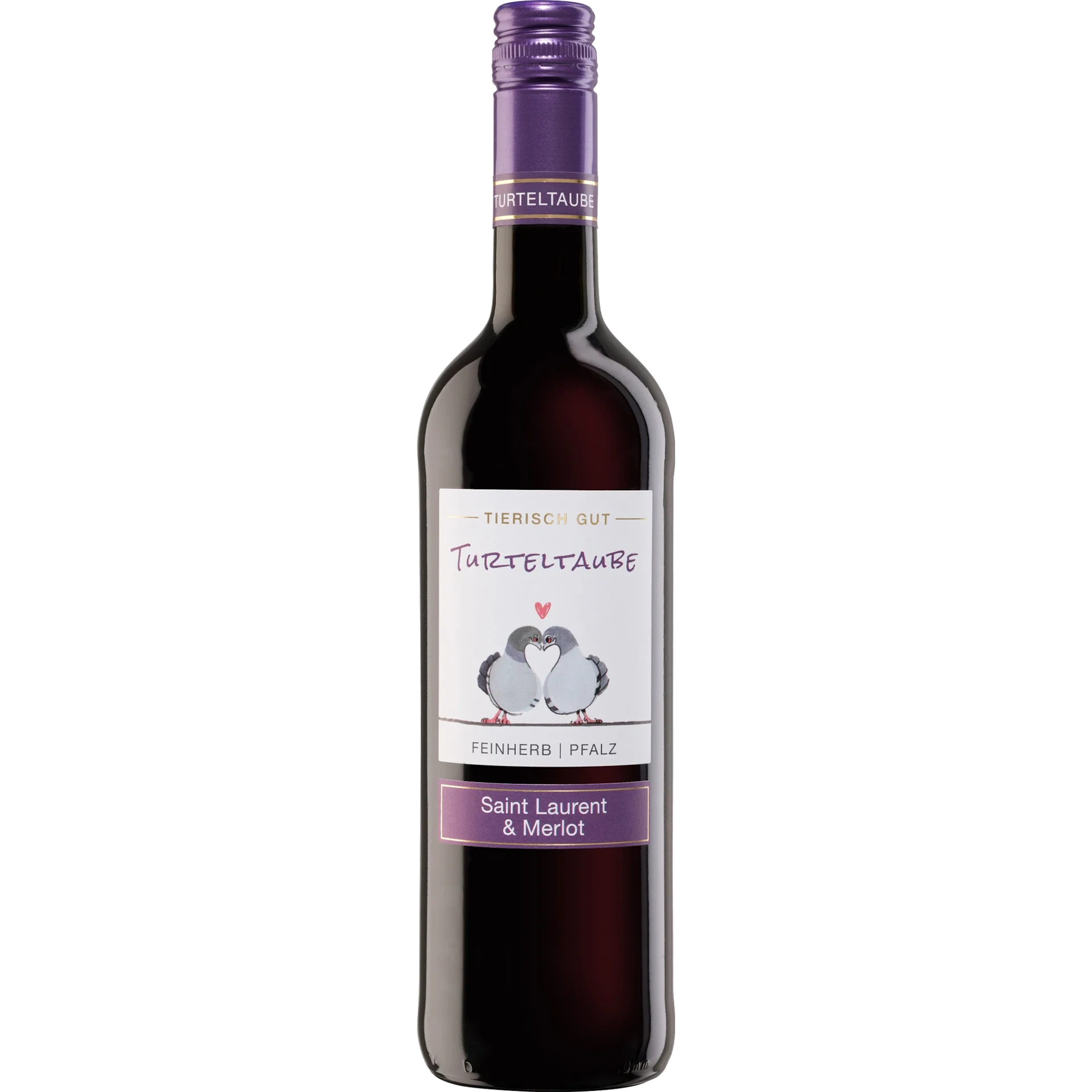 Moselland Rietburg Tierisch gut - Turteltaube Saint Laurent Merlot QbA