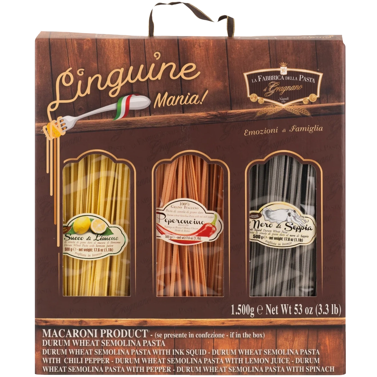 Pasta di Gragnano IGP / PGI Linguine Mania (827)