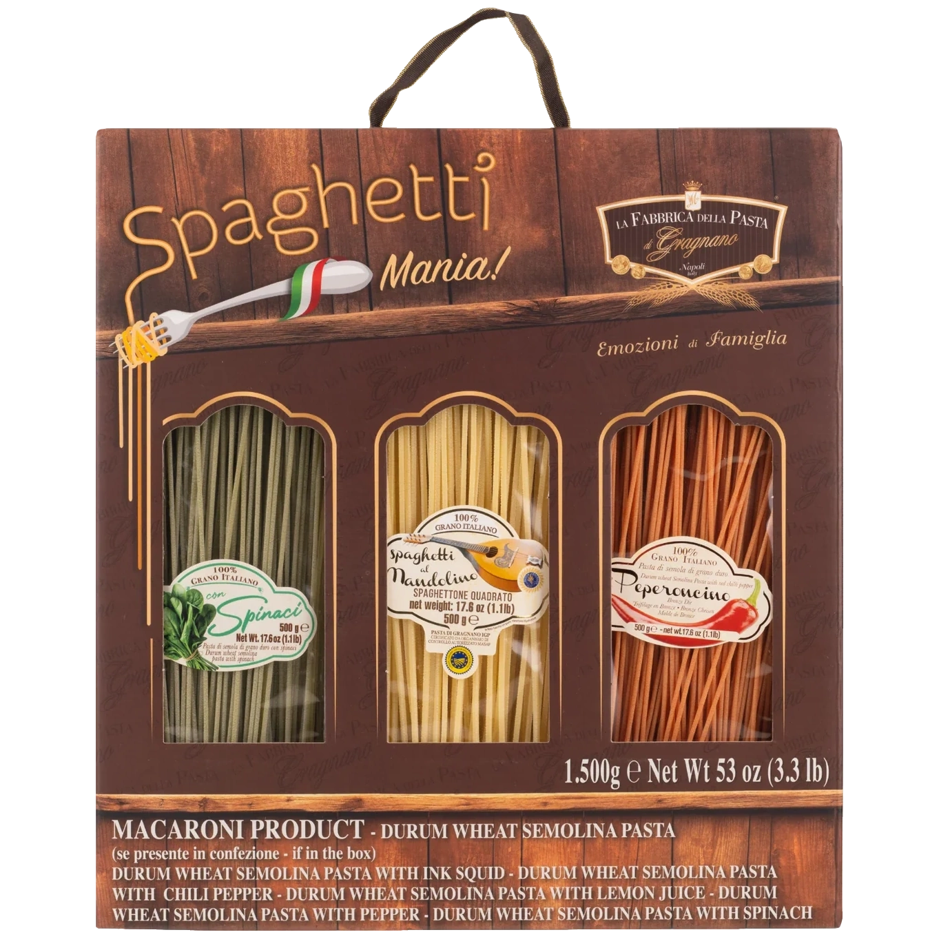 Pasta di Gragnano IGP Spaghetti Mania (826)