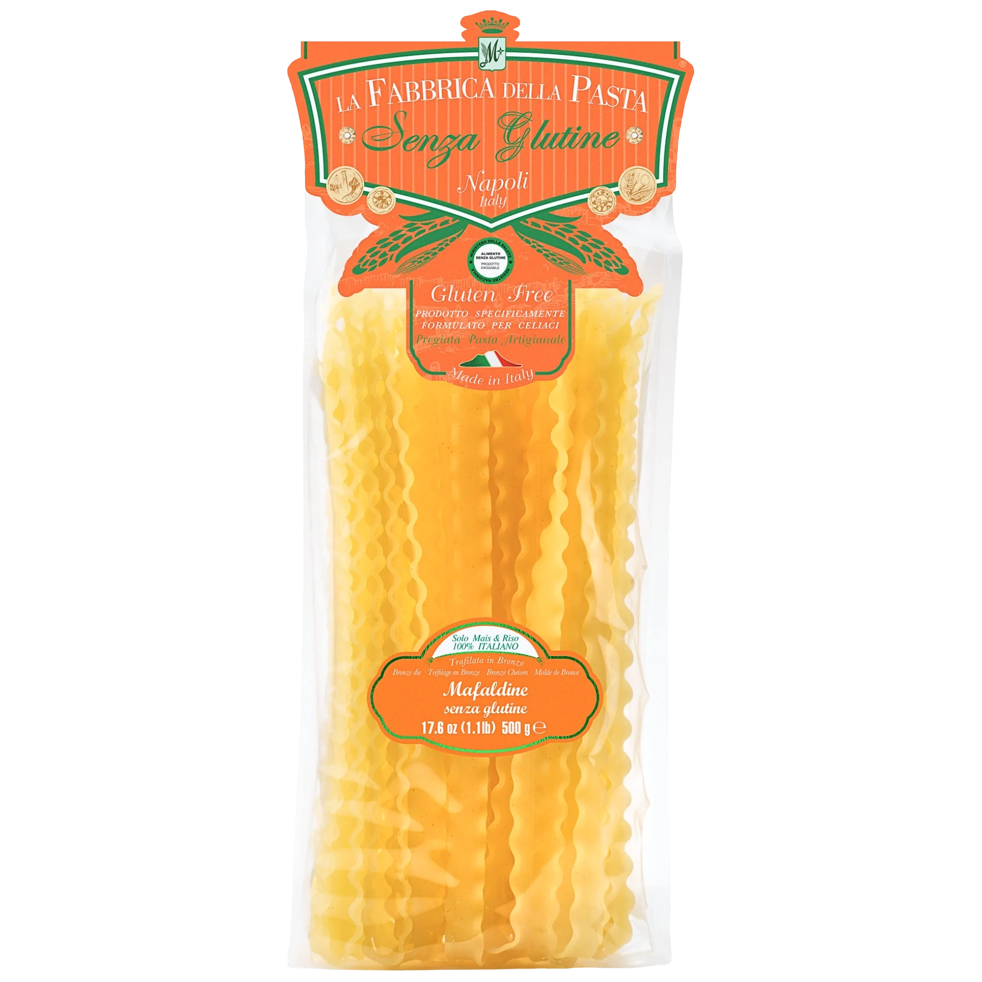 Pasta di Gragnano IGP Mafaldine glutenfrei - Lange Nudeln (105)