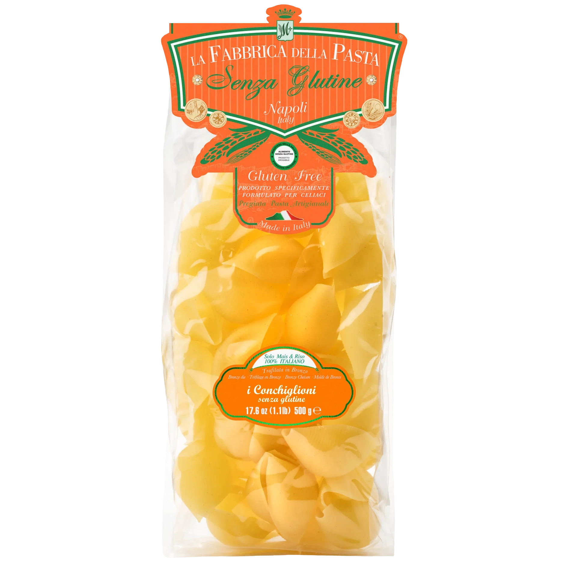 Pasta di Gragnano IGP Conchiglioni glutenfrei - Kurze Nudeln (142)