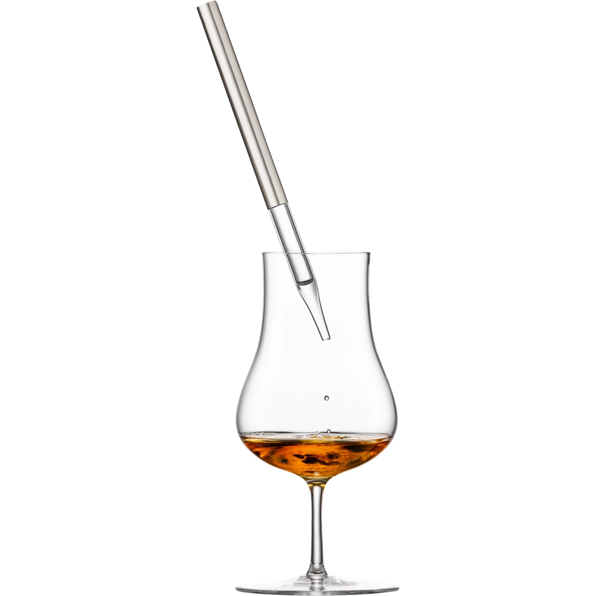 Eisch Whisky Pipette Gentleman platin im Geschenkkarton 999/3 Stilleben