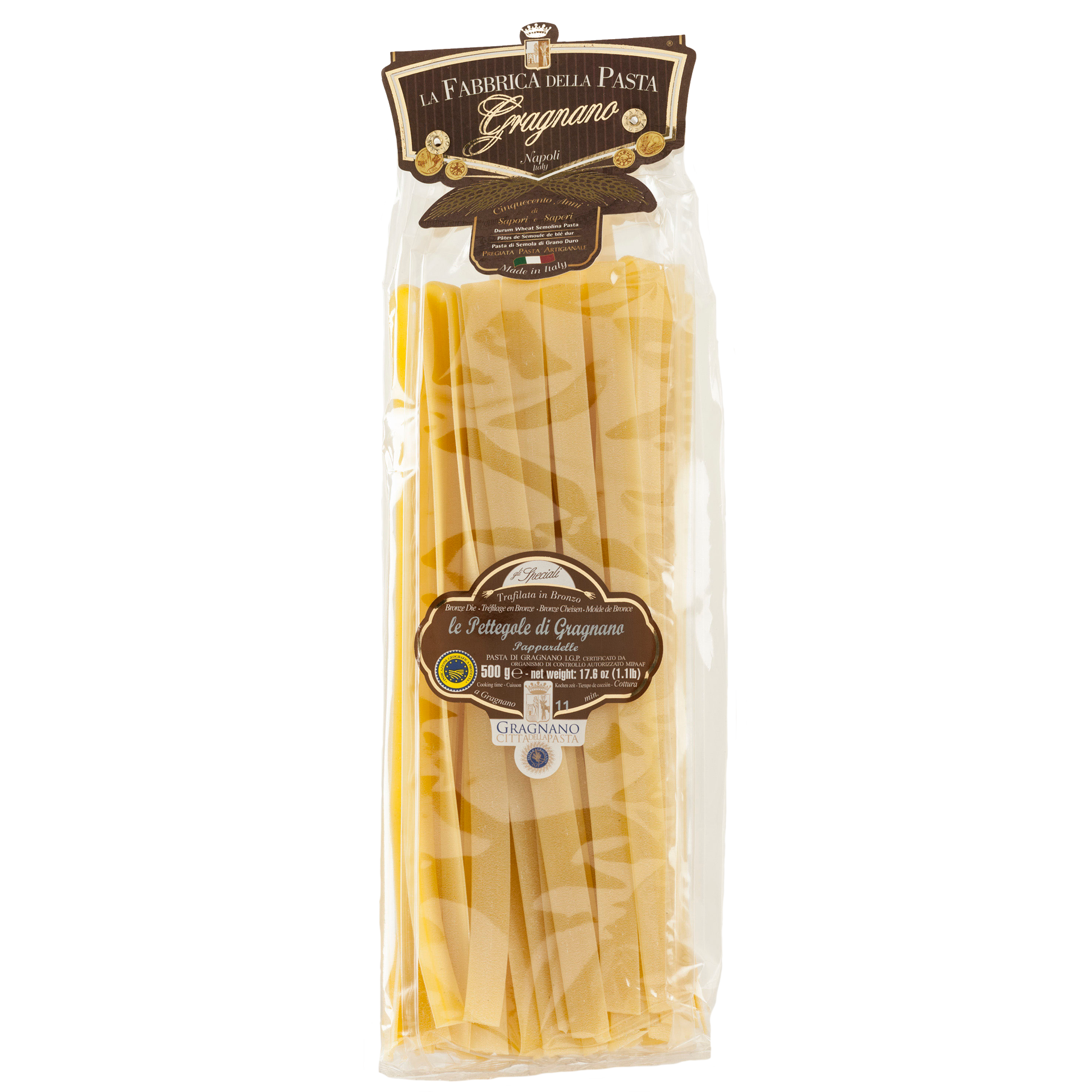 Gragnano Pappardelle Pettegole lGP - Pasta lunga (510) – WINETORY