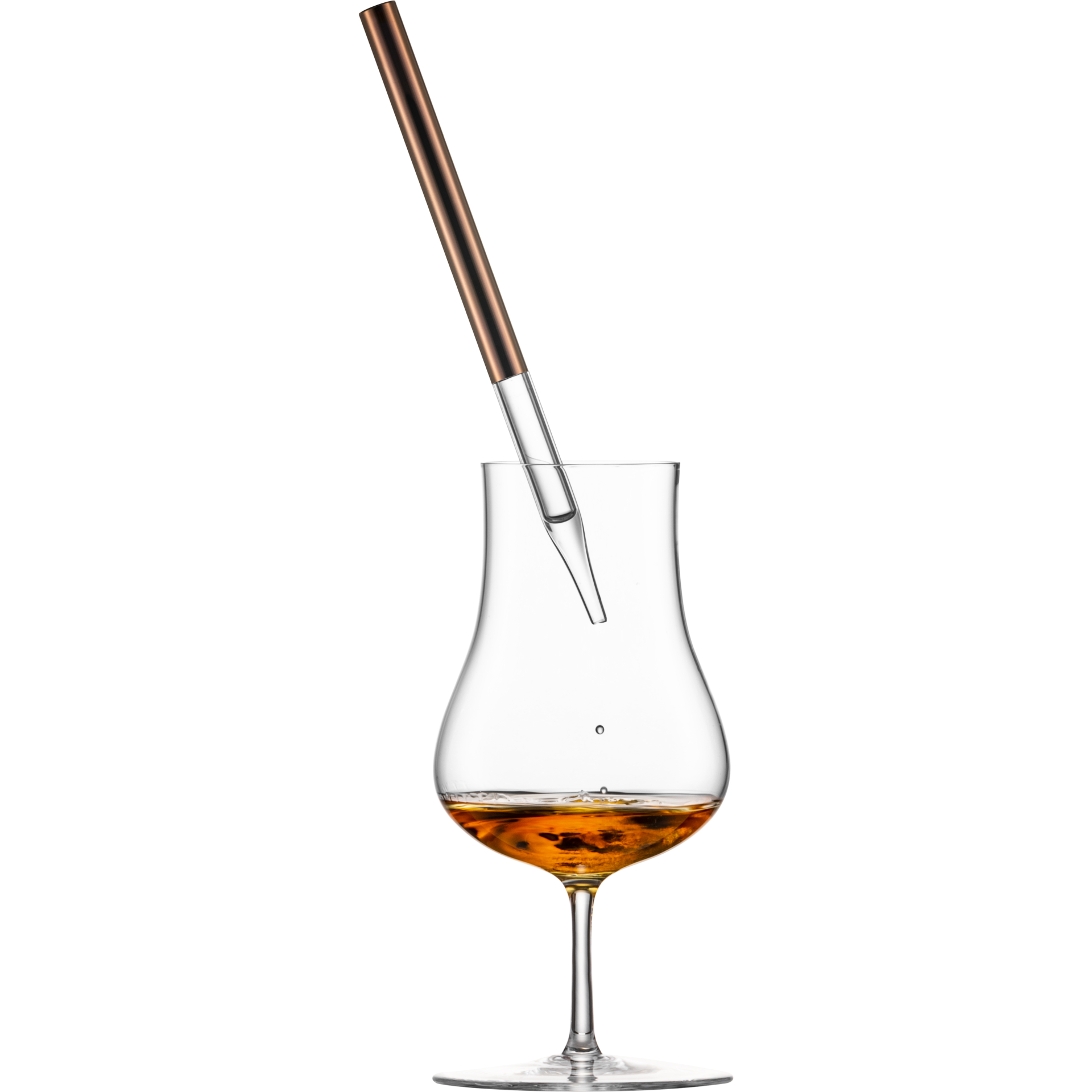 Eisch Whisky Pipette Gentleman kupfer 2-teiliges Set in Geschenkröhre 999/16
