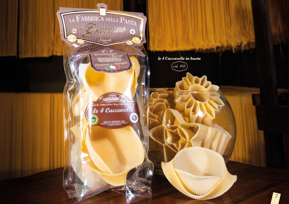 Pasta di Gragnano Nachfüllpackung Cuori IGP - 4 Stück im Geschenkkarton (728)
